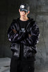 Colorblock Loose Warm Cotton Coat